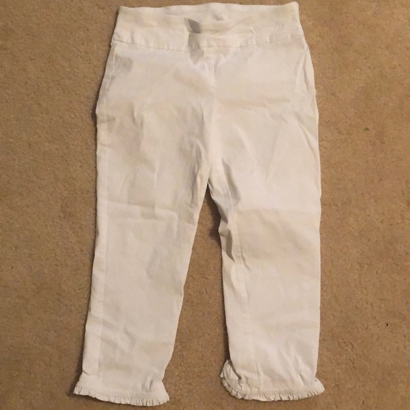 Attyre | Pants u0026 Jumpsuits | Attyre New York White Capri Pants Size |  Poshmark